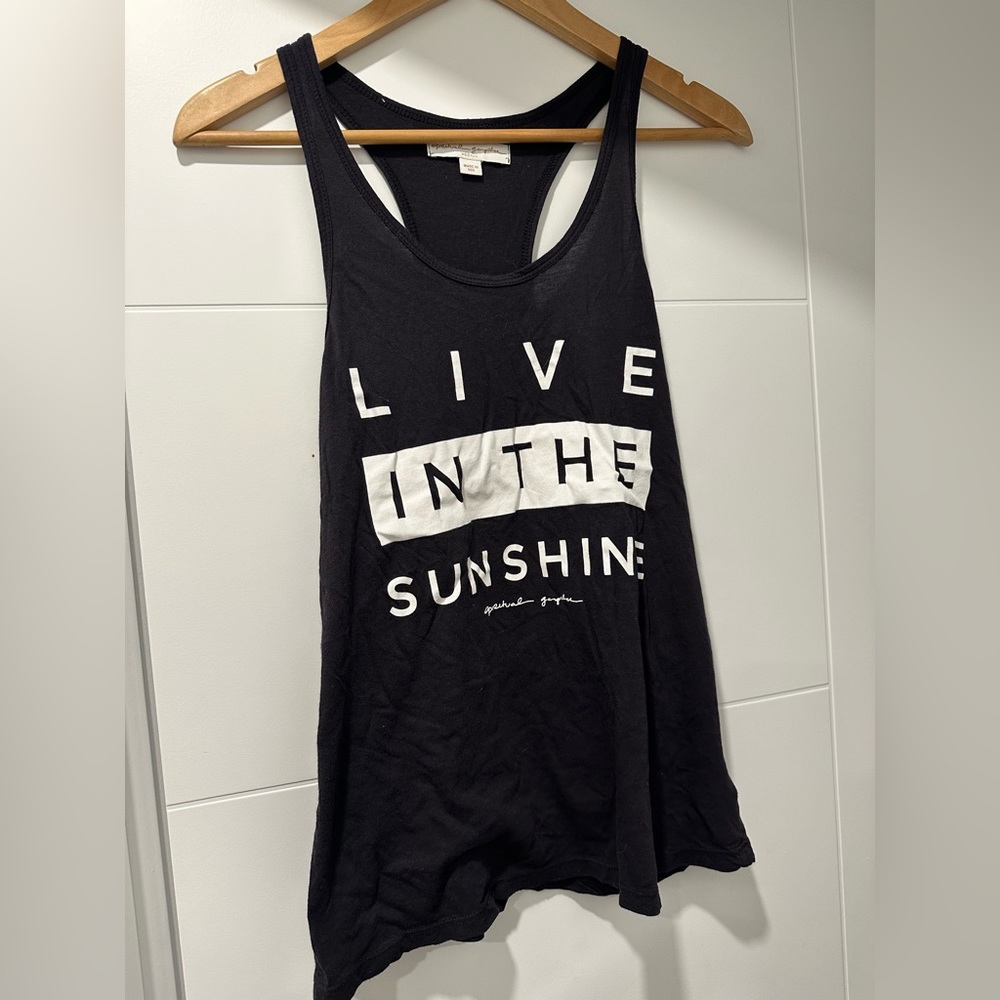 Spiritual gangster tank top.